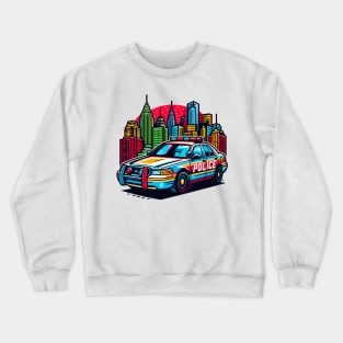 Police car Crewneck Sweatshirt